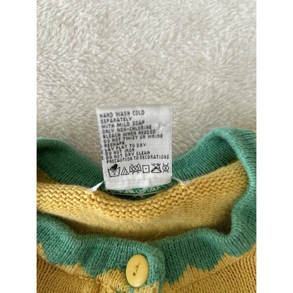 QUACKER FACTORY Summer Theme Cardigan Appliqué Sequins Size Large Button Front - Picture 8 of 10